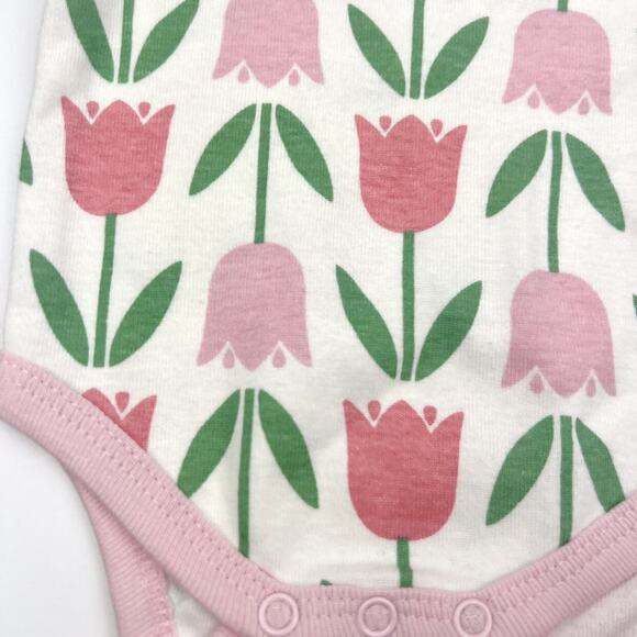 NEW Monica + Andy Organic Tulips Bodysuit & Pants Set - Picture 2 of 8